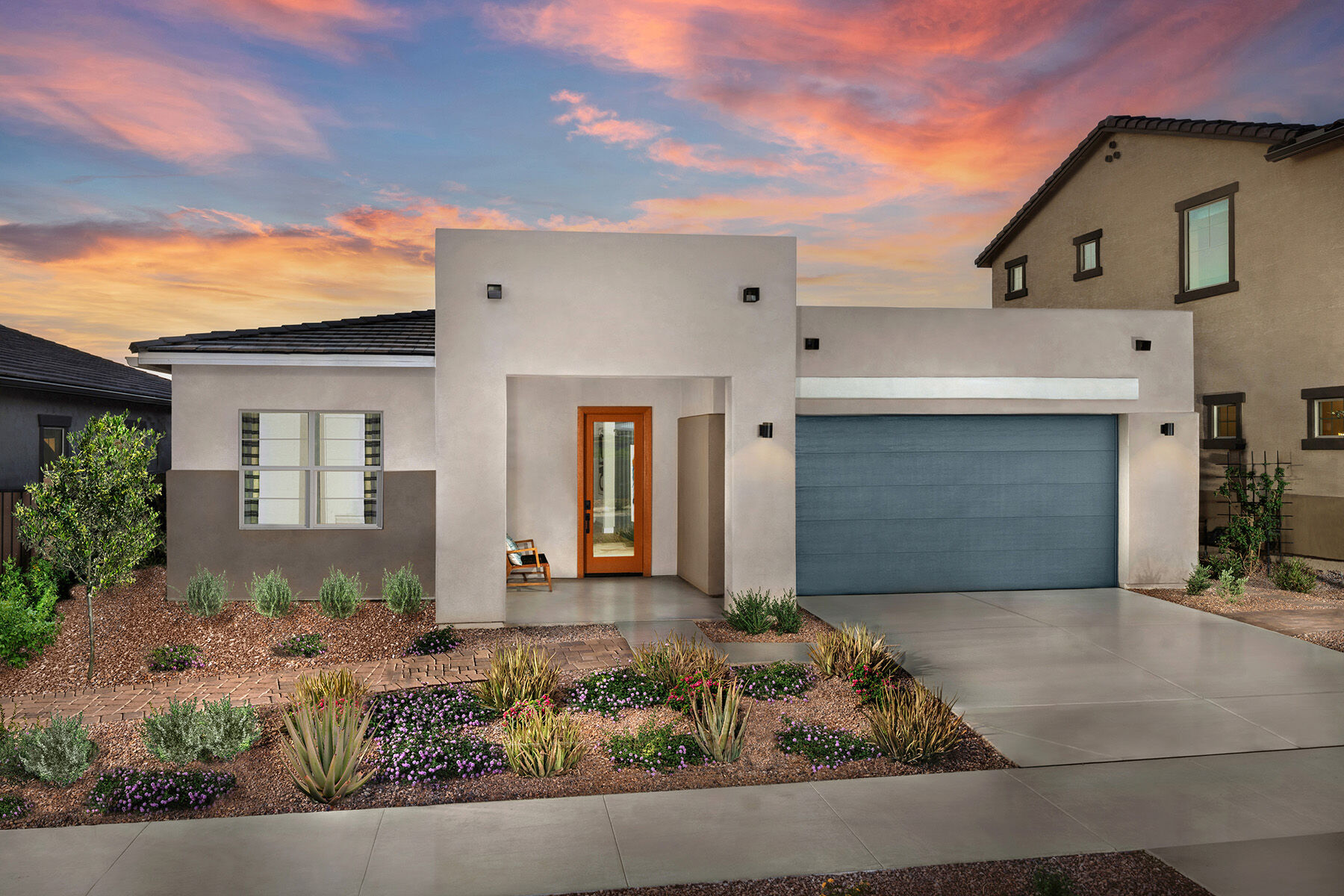 exterior desert modern front