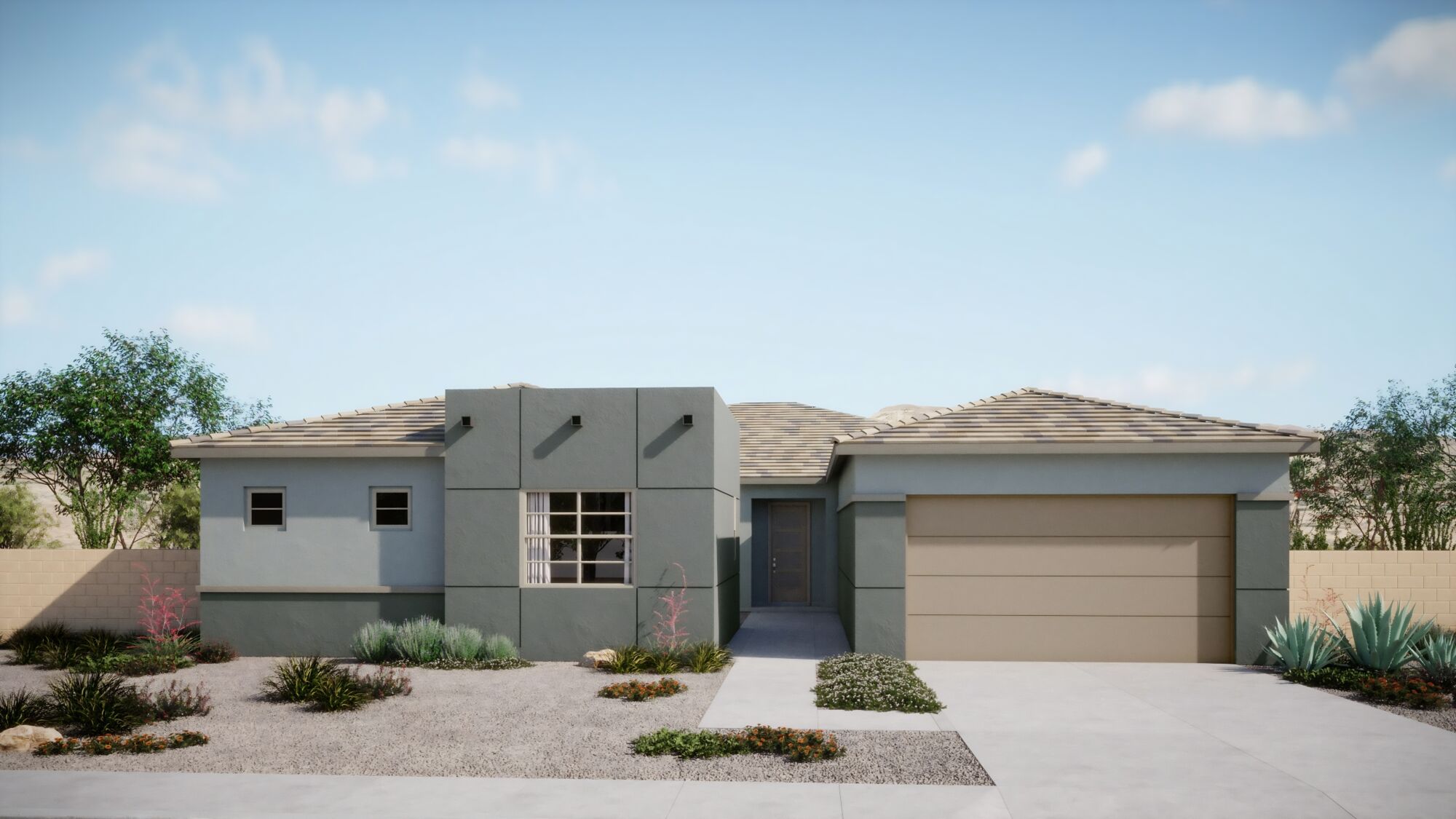 MVR Mint - Desert Modern Elevation