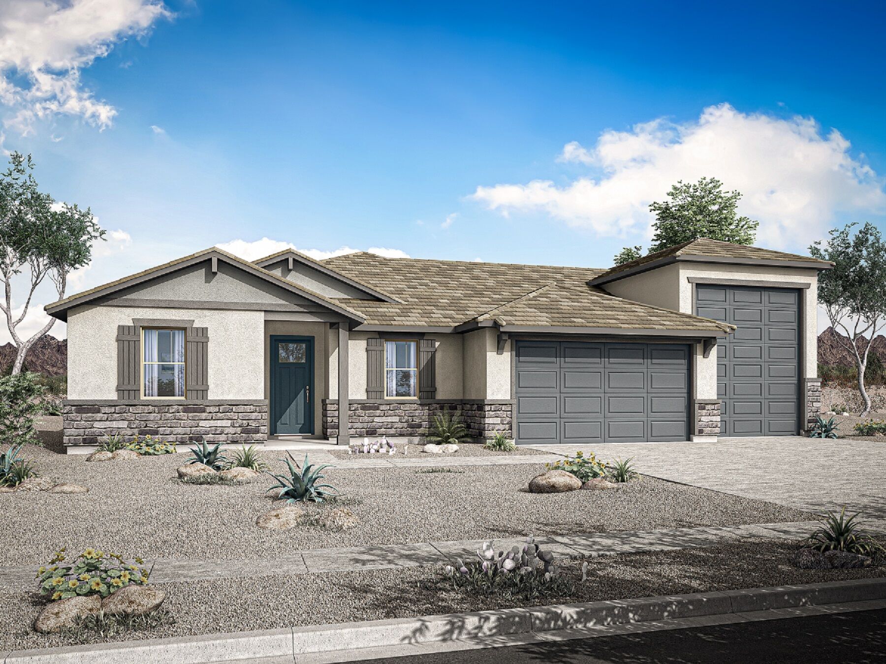 Phoenix Las Ventanas Lavender Ranch Elevation