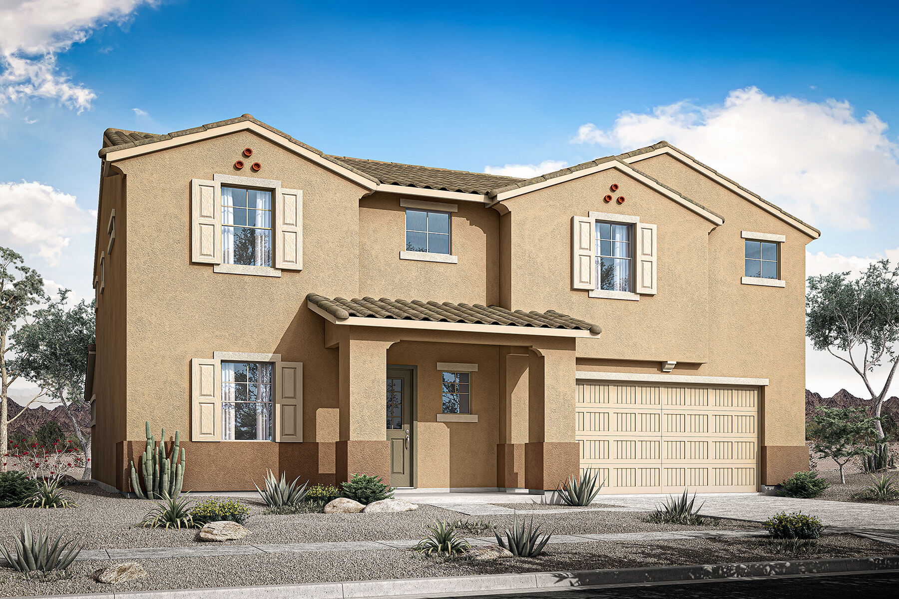 exterior renderings front of home