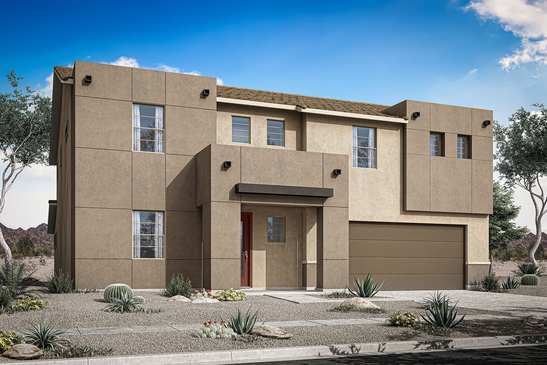 exterior renderings front of home