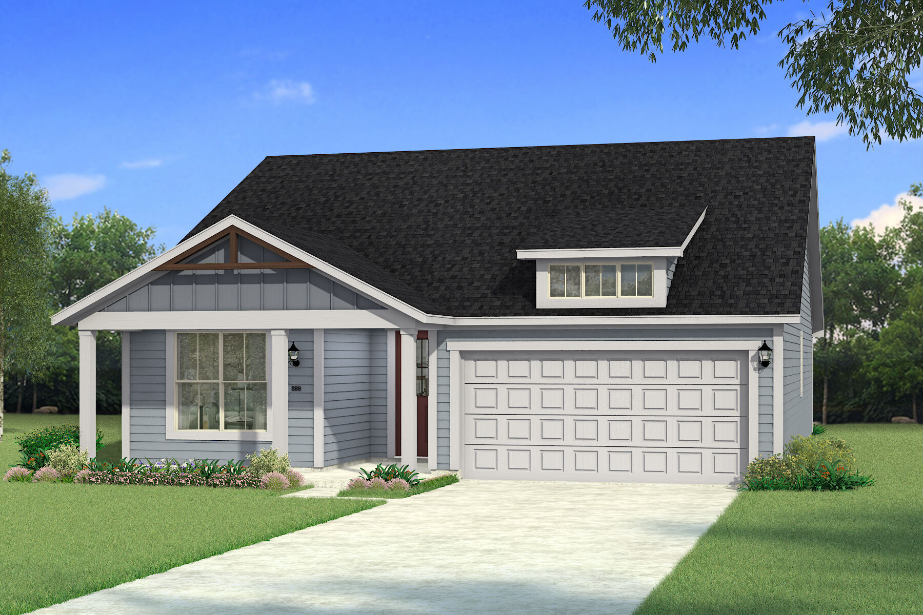 English Cottage House Plans - Plank and Pillow, image size:1800x1200